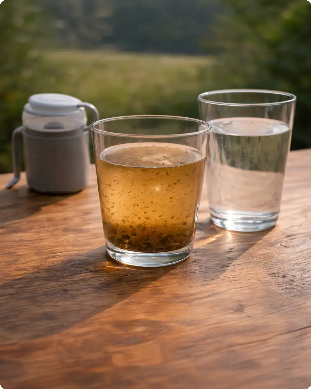 ⚠ Eau trouble ≠ eau impropre